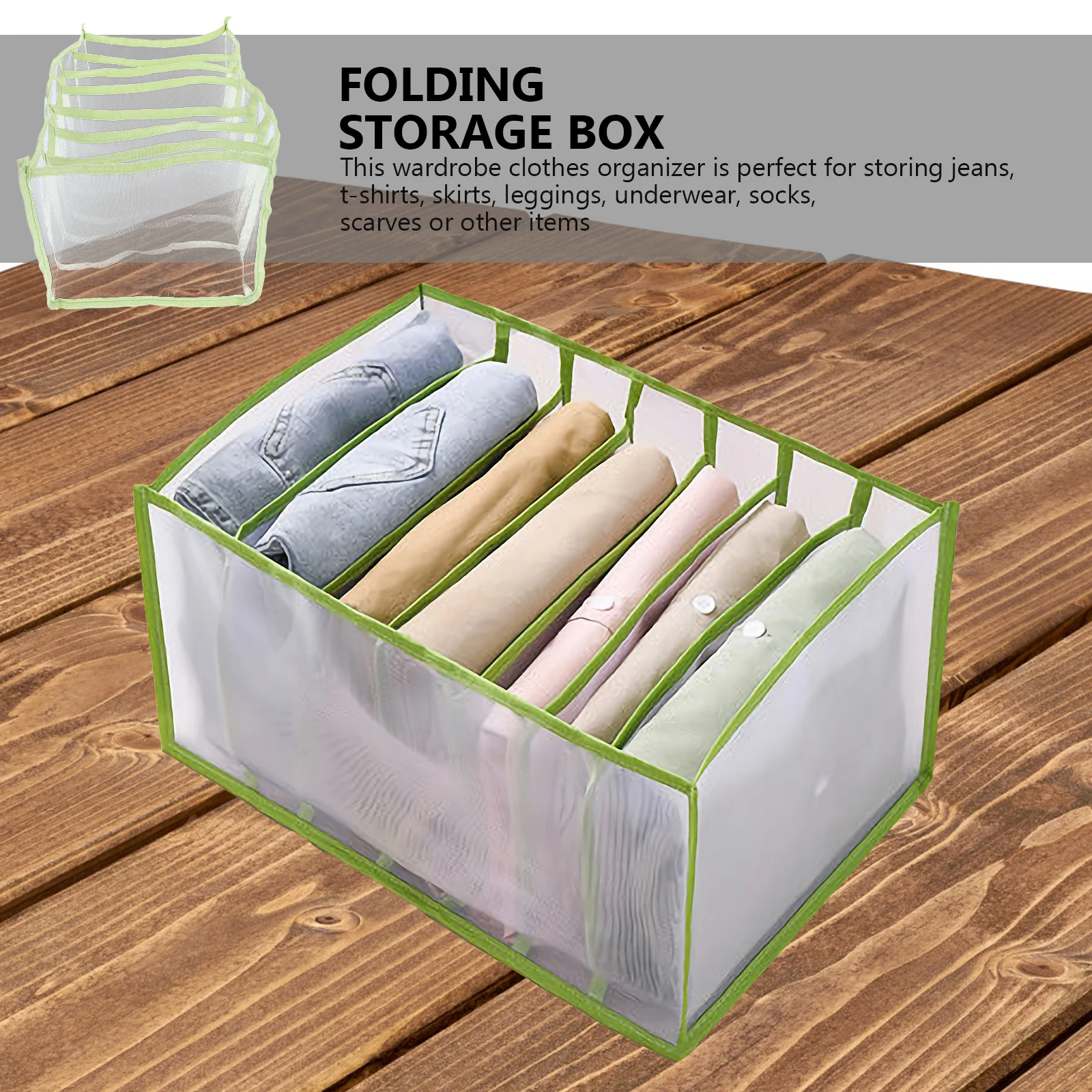 2pcs Multi-Grid Clothes Storage Box Foldable Pants Classification Box For Underwear Socks Bras Travel Home Closet Organizer
2pcs Multi-Grid Clothes Storage Box Foldable Pants Classification Box For Underwear Socks Bras Travel Home Closet Organizer