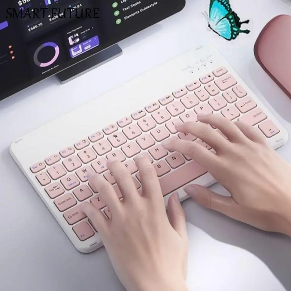 Модная 10-дюймовая Bluetooth-клавиатура, мини-перезаряжаемая беспроводная клавиатура, портативная легкая портативная клавиатура для путешествий
Модная 10-дюймовая Bluetooth-клавиатура, мини-перезаряжаемая беспроводная клавиатура, портативная легкая портативная клавиатура для путешествий