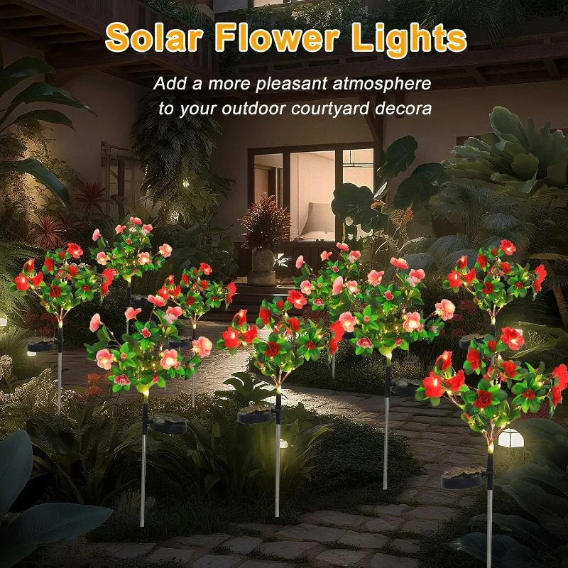 Outdoor Courtyard Solar Lanterns, Decorative Floor Lights, Simulated Mountain Red, Solar Azalea Garden, Waterproof Outdoor
Outdoor Courtyard Solar Lanterns, Decorative Floor Lights, Simulated Mountain Red, Solar Azalea Garden, Waterproof Outdoor