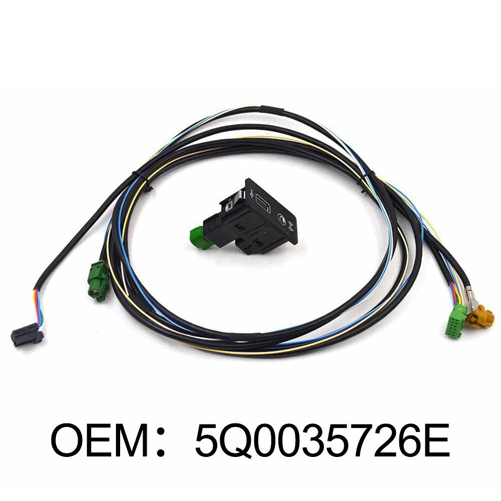 Для CarPlay Media USB AUX переключатель 5Q0035726E с жгутом проводов для замены в Golf 7, MK7, модели Passat B8
Для CarPlay Media USB AUX переключатель 5Q0035726E с жгутом проводов для замены в Golf 7, MK7, модели Passat B8