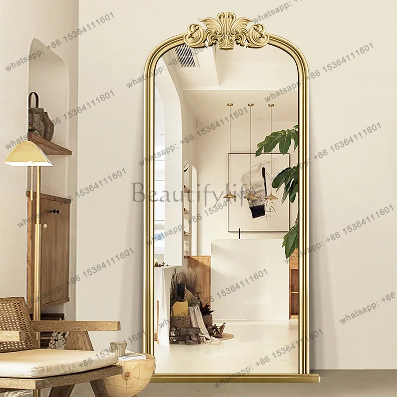 Vintage carved full-length mirror living room wall-mounted full-length mirror
Vintage carved full-length mirror living room wall-mounted full-length mirror