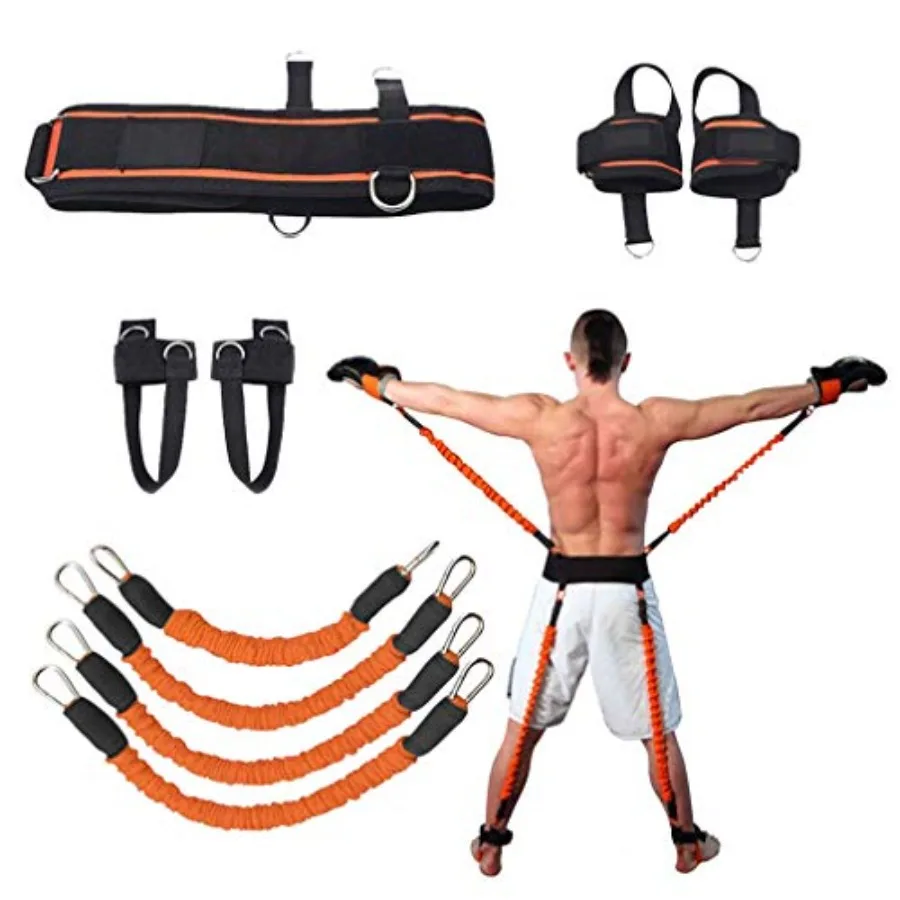 Speed and Agility Resistance Bands Trainer for Vertical Jump Squat Boxing MMA Taekwondo Karate Bounce Softball Basketball Volle
Speed and Agility Resistance Bands Trainer for Vertical Jump Squat Boxing MMA Taekwondo Karate Bounce Softball Basketball Volle