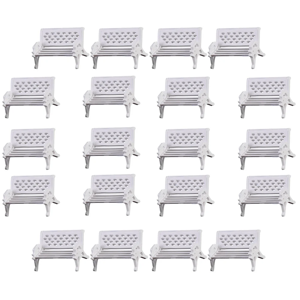 20 Pcs Park Chair Model Miniature Garden Bench House Decor Scene Lamp White Toddler Abs Mini House Landscape Decor
20 Pcs Park Chair Model Miniature Garden Bench House Decor Scene Lamp White Toddler Abs Mini House Landscape Decor