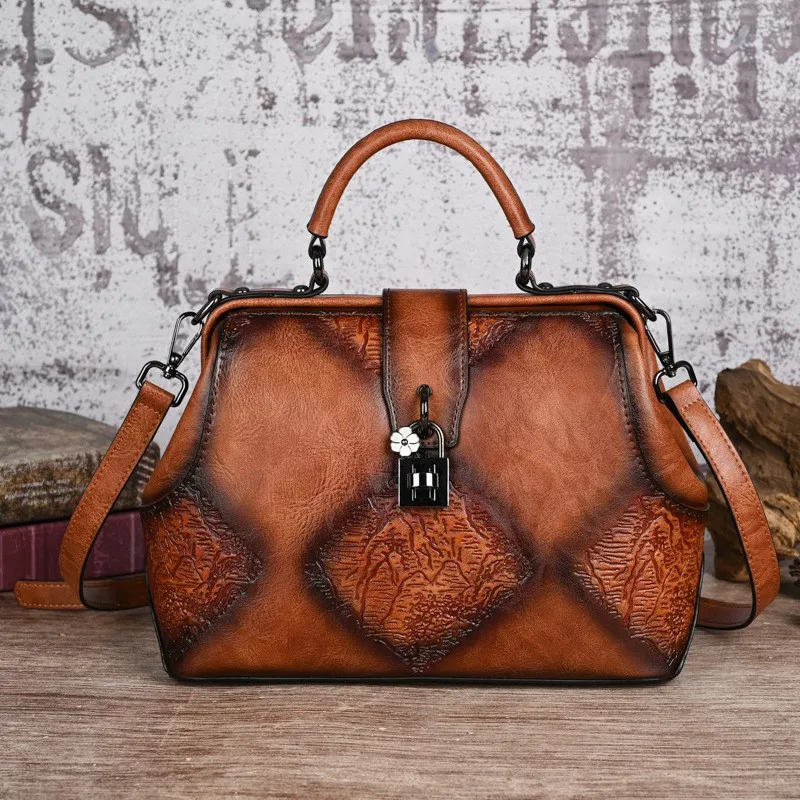 Johnature 2024 New Vintage Handmade Embossed Handbag Versatile Leather Women Bag Large Capacity Shoulder & Crossbody Bags
Johnature 2024 New Vintage Handmade Embossed Handbag Versatile Leather Women Bag Large Capacity Shoulder & Crossbody Bags