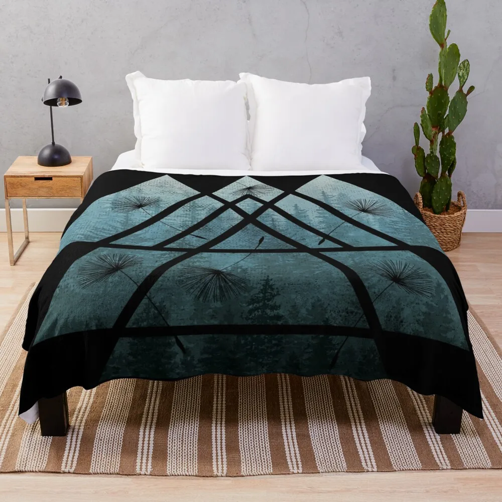 Sacred Geometric Triangles - Misty Forest & Dandelions Throw Blanket Personalized Gift Designers Decoratives Blankets
Sacred Geometric Triangles - Misty Forest & Dandelions Throw Blanket Personalized Gift Designers Decoratives Blankets