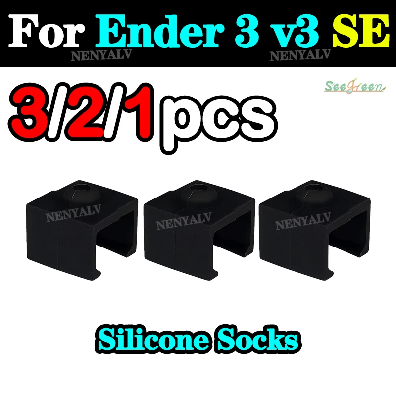 Чехол для нагревательного блока для Ender 3 V3 SE, Hotend, теплоизоляция, чехол для Creality Ender3-V3 SE, силиконовые носки
Чехол для нагревательного блока для Ender 3 V3 SE, Hotend, теплоизоляция, чехол для Creality Ender3-V3 SE, силиконовые носки