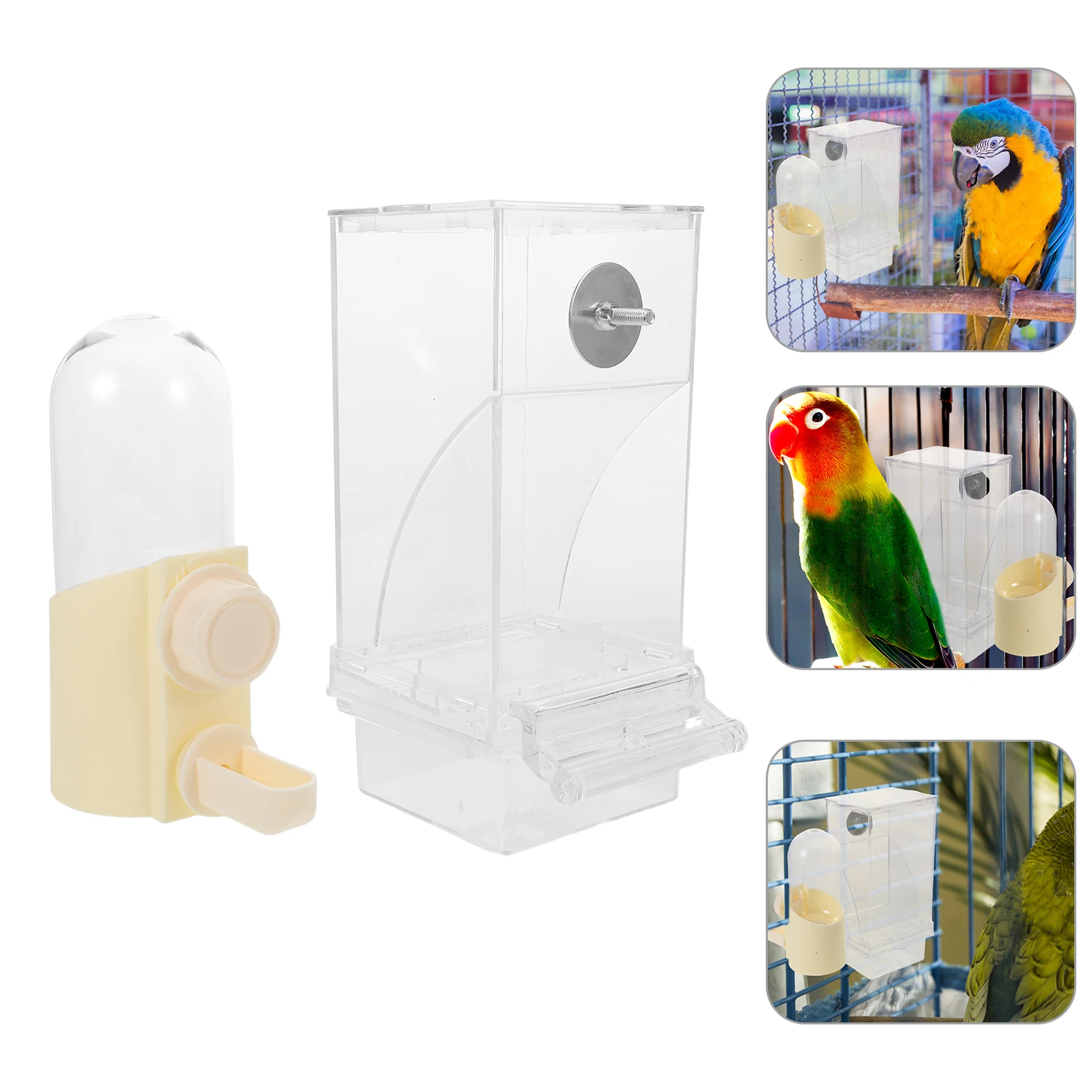 Smart Pet Feeder Bird Food Dishes for Cage Feeding Station Outdoor Drinking Cup Tray Water
Smart Pet Feeder Bird Food Dishes for Cage Feeding Station Outdoor Drinking Cup Tray Water