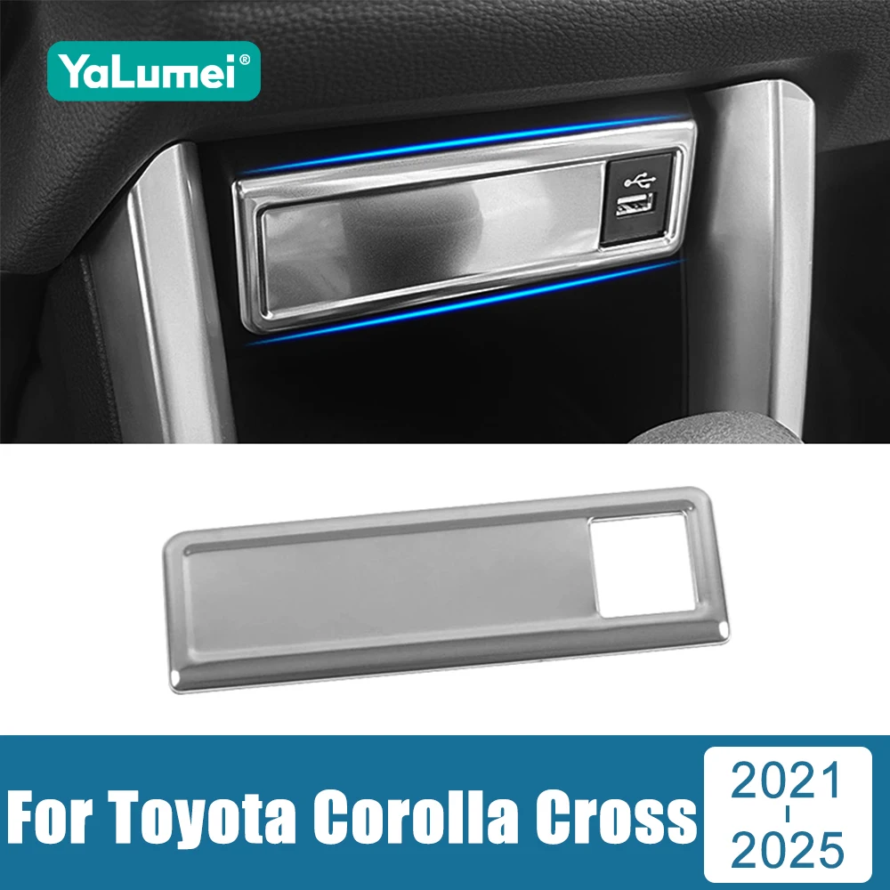For Toyota Corolla Cross XG10 2021 2022 2023 2024 2025 Hybrid Stainless Car Central Control USB Frame Cover Case Trim Sticker
For Toyota Corolla Cross XG10 2021 2022 2023 2024 2025 Hybrid Stainless Car Central Control USB Frame Cover Case Trim Sticker