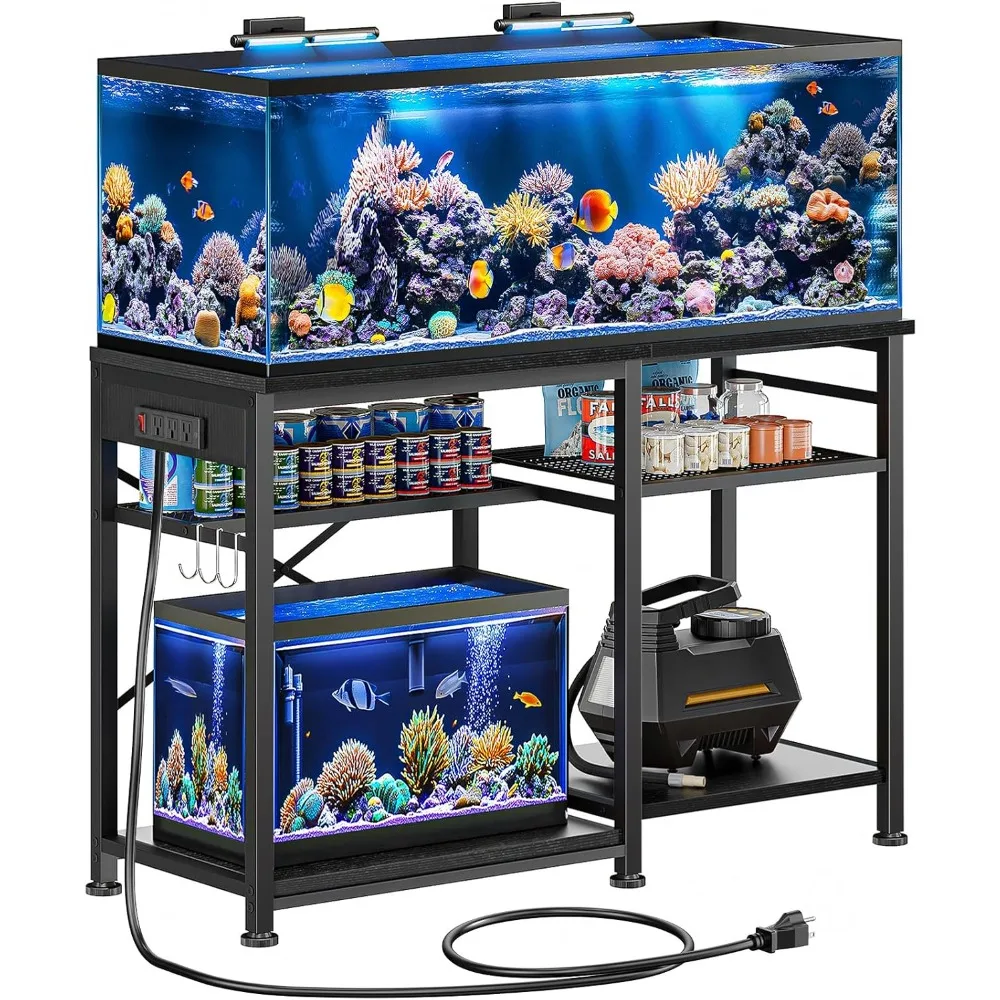 55-75 Gallon Aquarium Stand with 6 ft Power Strip, 5-Tier Metal Frame Fish Tank Stand 40 Gallon Tank Stand 49.2 L*18.9 W Tableto
55-75 Gallon Aquarium Stand with 6 ft Power Strip, 5-Tier Metal Frame Fish Tank Stand 40 Gallon Tank Stand 49.2 L*18.9 W Tableto
