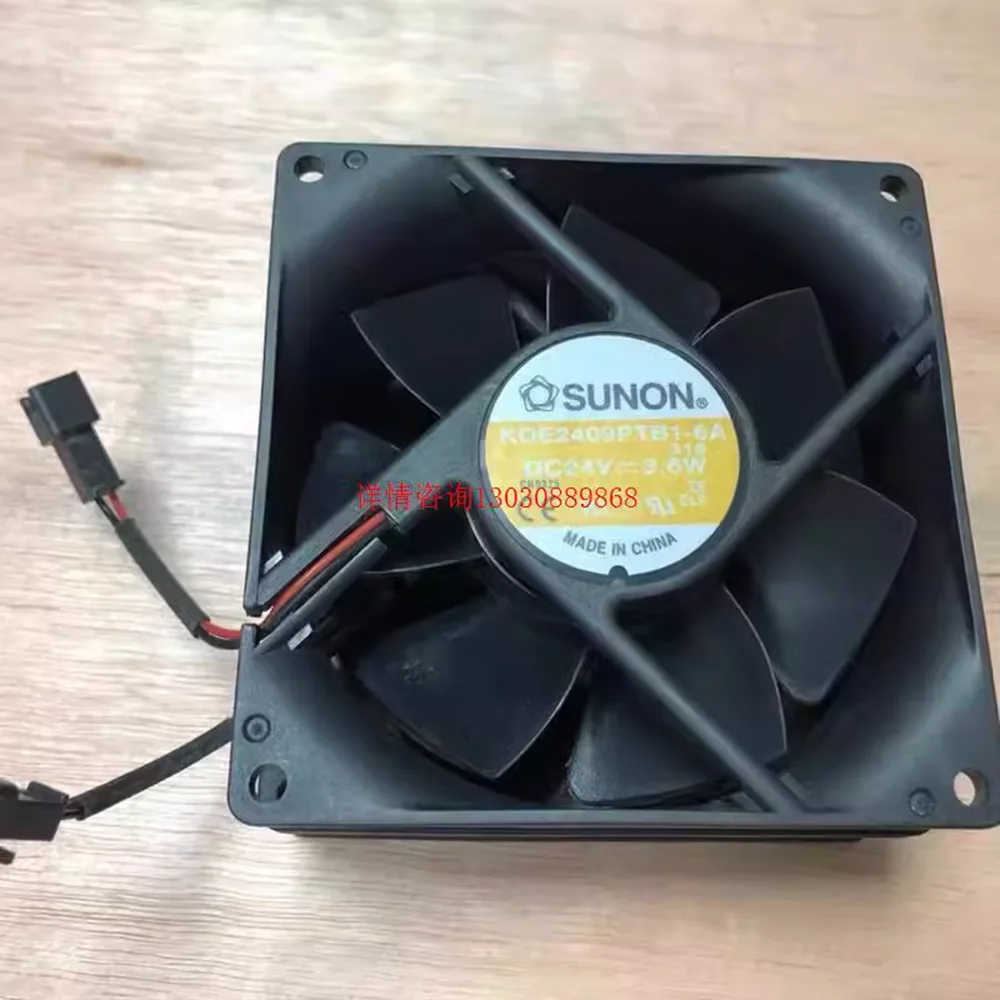 for SUNON KDE2409PTB1-6 90mm 9225 DC 24V 3.6W 2wrie cpu cooler heatsink axial Cooling Fan 9025 90x90x25mm
for SUNON KDE2409PTB1-6 90mm 9225 DC 24V 3.6W 2wrie cpu cooler heatsink axial Cooling Fan 9025 90x90x25mm