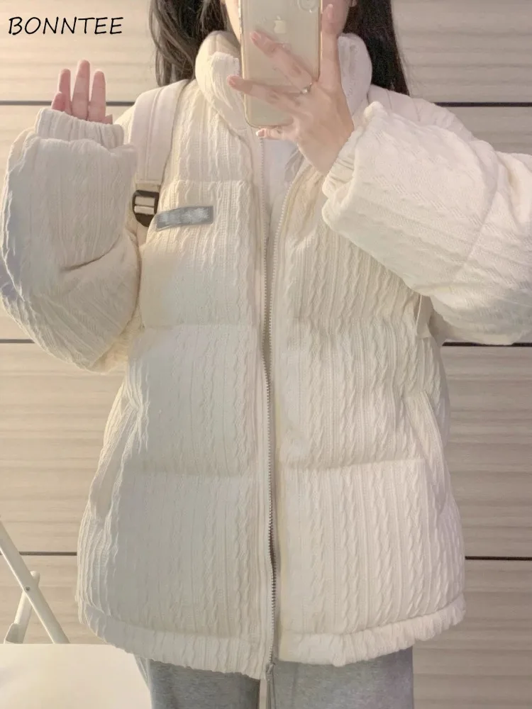 White Thicken Parkas Women Winter Warm Coats Simple Chineses Chic Gentle Schoolgirls Fashion Streetwear Youthful Versatile Mujer
White Thicken Parkas Women Winter Warm Coats Simple Chineses Chic Gentle Schoolgirls Fashion Streetwear Youthful Versatile Mujer