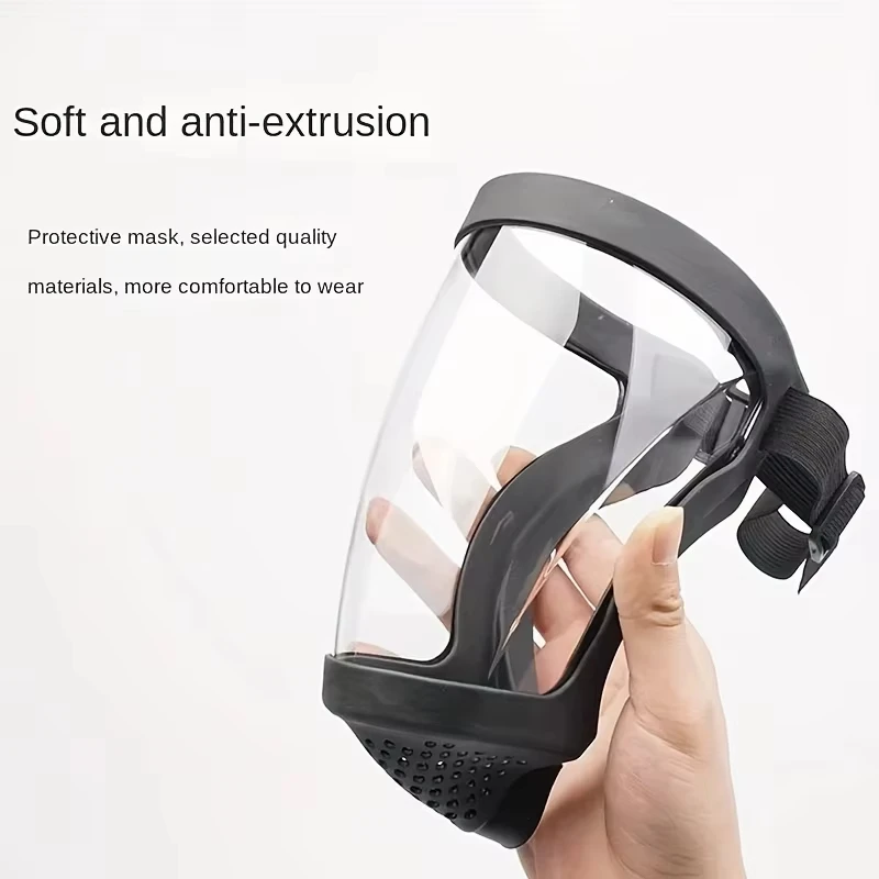 【Hot】Full-Face Transparent Protection Mask with Adjustable Buckle - Reusable and Heat-Resistant Facial Shield for Safety in Work
【Hot】Full-Face Transparent Protection Mask with Adjustable Buckle - Reusable and Heat-Resistant Facial Shield for Safety in Work