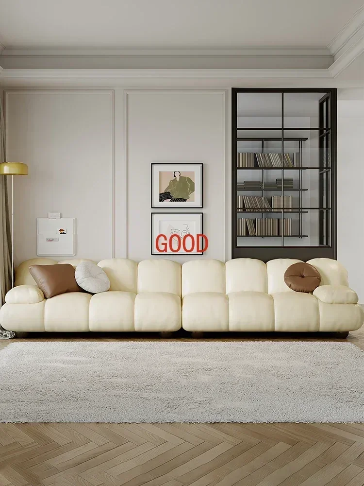 Первый слой коровьей кожи в кремовом стиле, прямой ряд для гостиной, трехместный диван с клавишами фортепиано
Первый слой коровьей кожи в кремовом стиле, прямой ряд для гостиной, трехместный диван с клавишами фортепиано