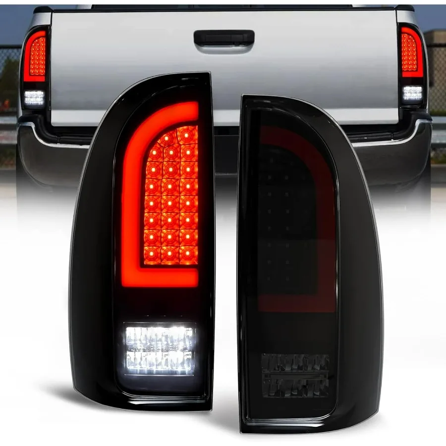 Полностью светодиодные задние фонари для Tacoma 20052015, задний фонарь 2-го поколения Tacoma в сборе с улучшенными ходовыми огнями, указатели поворота, тормоз Li
Полностью светодиодные задние фонари для Tacoma 20052015, задний фонарь 2-го поколения Tacoma в сборе с улучшенными ходовыми огнями, указатели поворота, тормоз Li