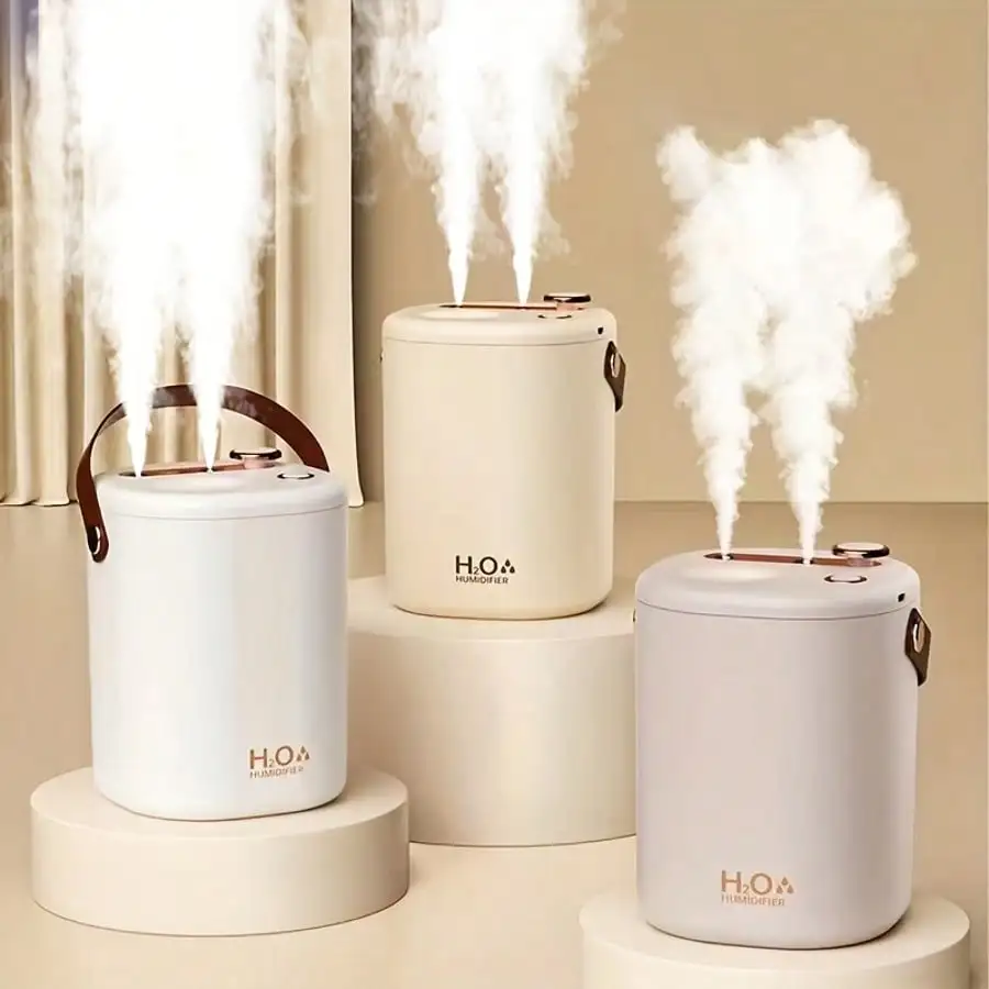 Ultra Quiet Air Humidifier With Double Spray, Large Mist Volume Portable Humidifier, USB Rechargeable Desktop Humidifier For Bedroom Office, Small Cool Mist Humidifier & Aroma Diffuser
Ultra Quiet Air Humidifier With Double Spray, Large Mist Volume Portable Humidifier, USB Rechargeable Desktop Humidifier For Bedroom Office, Small Cool Mist Humidifier & Aroma Diffuser