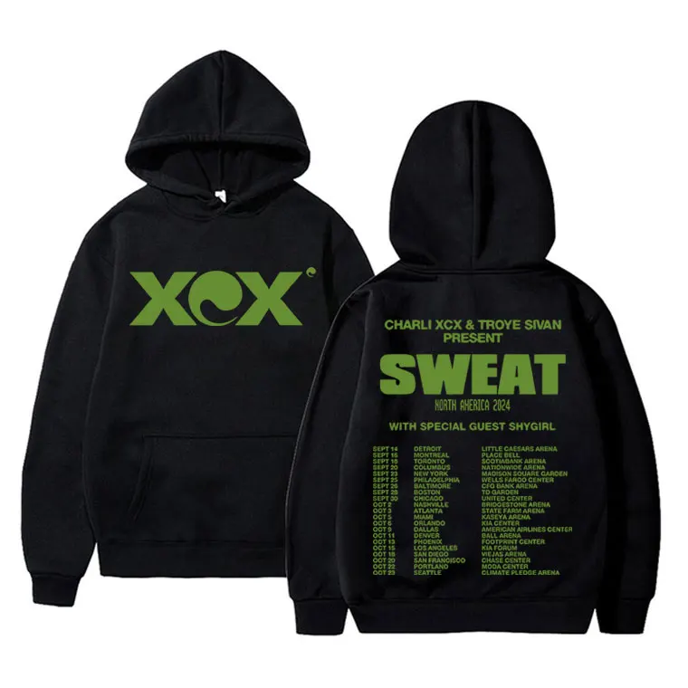 Charli Xcx Brat Tour Hoodie Autumn Winter Men Women Hip Hop Fashion Sweatshirt Unisex Fleece Cotton Hoodies Oversized Streetwear
Charli Xcx Brat Tour Hoodie Autumn Winter Men Women Hip Hop Fashion Sweatshirt Unisex Fleece Cotton Hoodies Oversized Streetwear