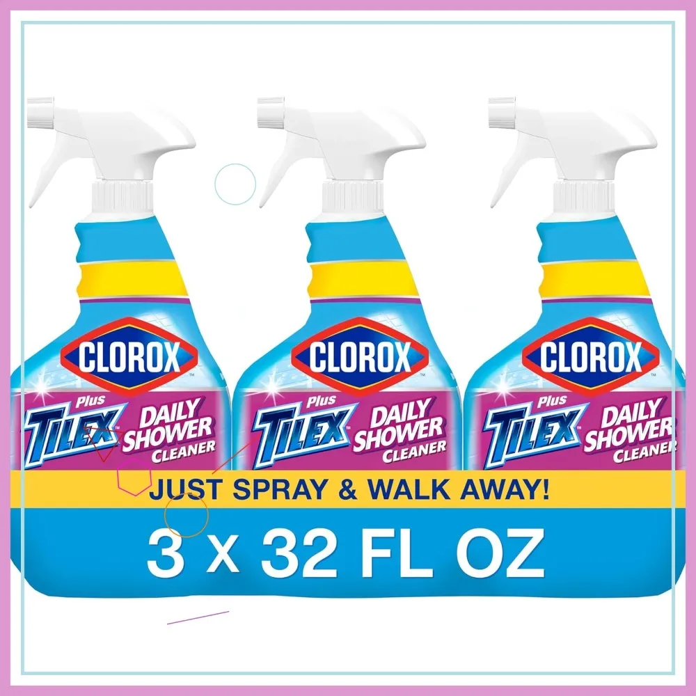 Daily Shower Cleaner Spray, 32 oz, Pack of 3 - No Scrubbing Needed
Daily Shower Cleaner Spray, 32 oz, Pack of 3 - No Scrubbing Needed
