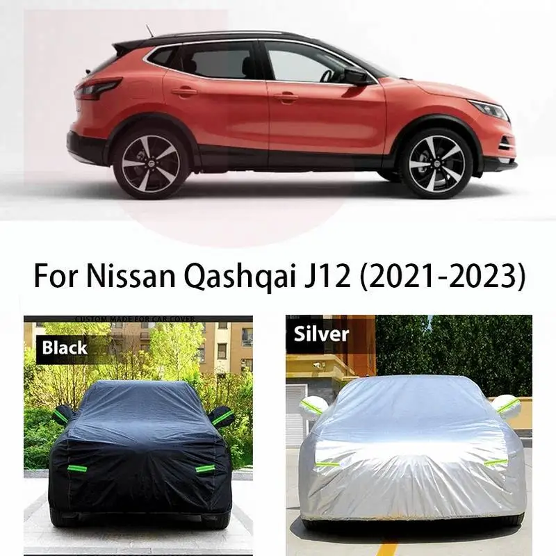For Nissan Qashqai J12 2021 2023 Full Car Cover Waterproof Dustproof UV Protection Snow Rain Guard Car Covers
For Nissan Qashqai J12 2021 2023 Full Car Cover Waterproof Dustproof UV Protection Snow Rain Guard Car Covers