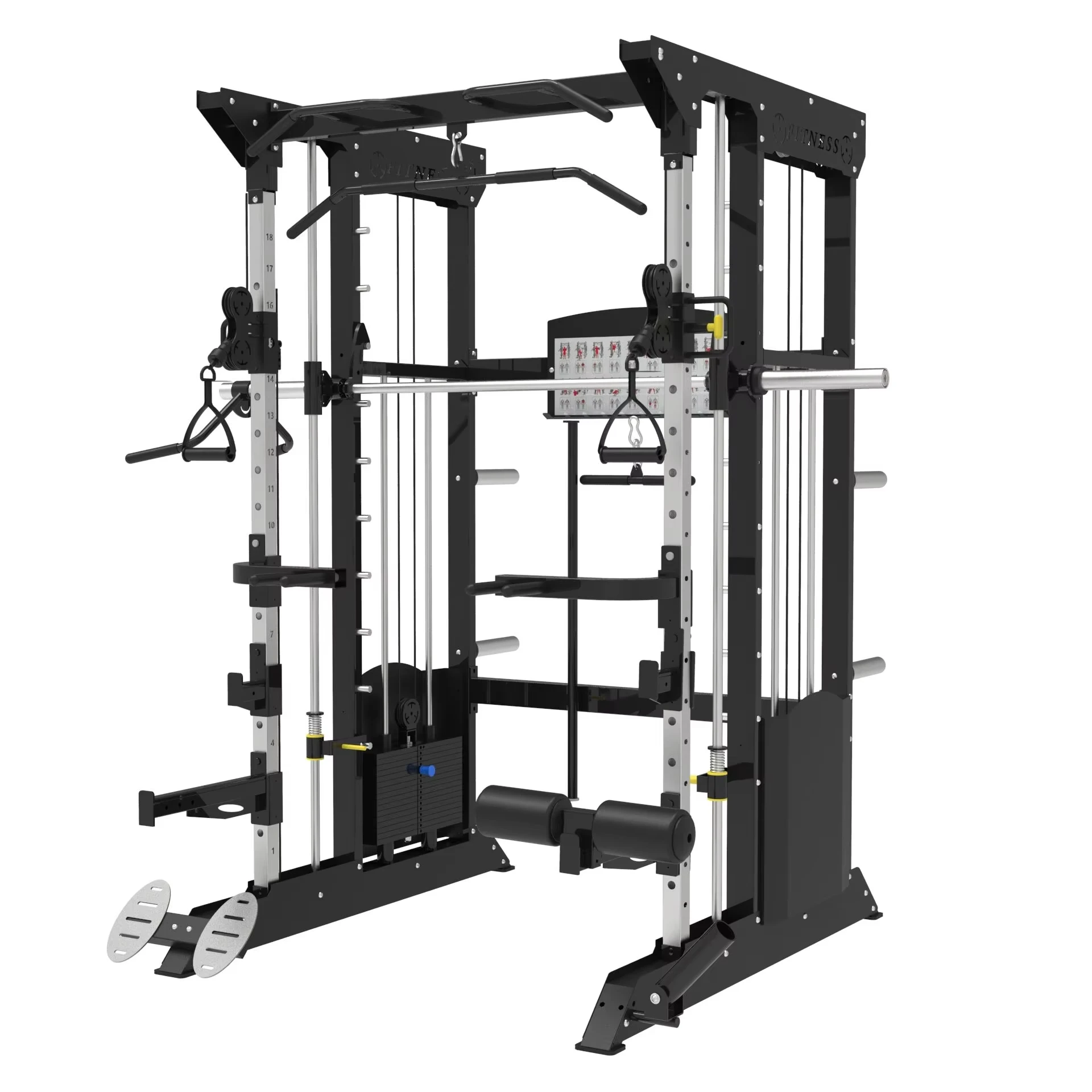 Multi-Function Smith Machine Power Training Racks Gym Commercial Equipment Fitness Strength Machine
Multi-Function Smith Machine Power Training Racks Gym Commercial Equipment Fitness Strength Machine