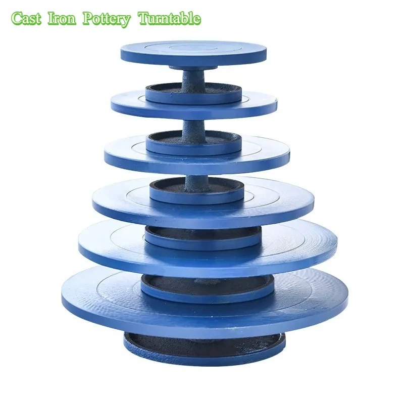 30cm Cast Iron Pottery Turntable, Rotating Sculpture Platform DIY Tool for Ultra-Light Clay and Resin Clay Handmade Art
30cm Cast Iron Pottery Turntable, Rotating Sculpture Platform DIY Tool for Ultra-Light Clay and Resin Clay Handmade Art