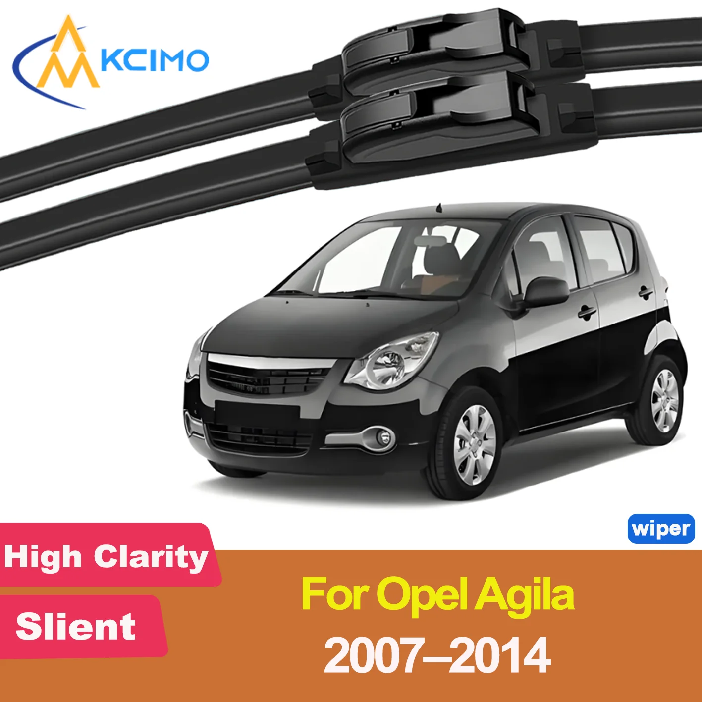 KCIMO 2PCS New Wiper Blades for Opel Agila H08 2007-2014 Suzuki Splash Vauxhall Agila Maruti Ritz (India) Changhe Spla Brush 
KCIMO 2PCS New Wiper Blades for Opel Agila H08 2007-2014 Suzuki Splash Vauxhall Agila Maruti Ritz (India) Changhe Spla Brush