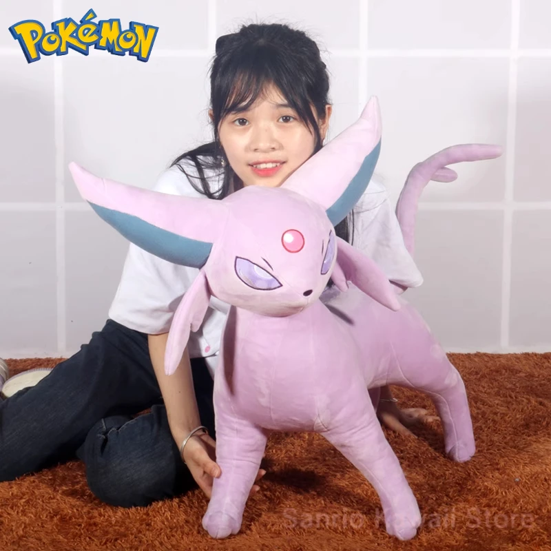 60 см Pokemon Espeon плюшевые игрушки мультфильм аниме мягкие каваи большой размер орнамент удобная мягкая кукла детские игрушки Peluche подарок
60 см Pokemon Espeon плюшевые игрушки мультфильм аниме мягкие каваи большой размер орнамент удобная мягкая кукла детские игрушки Peluche подарок