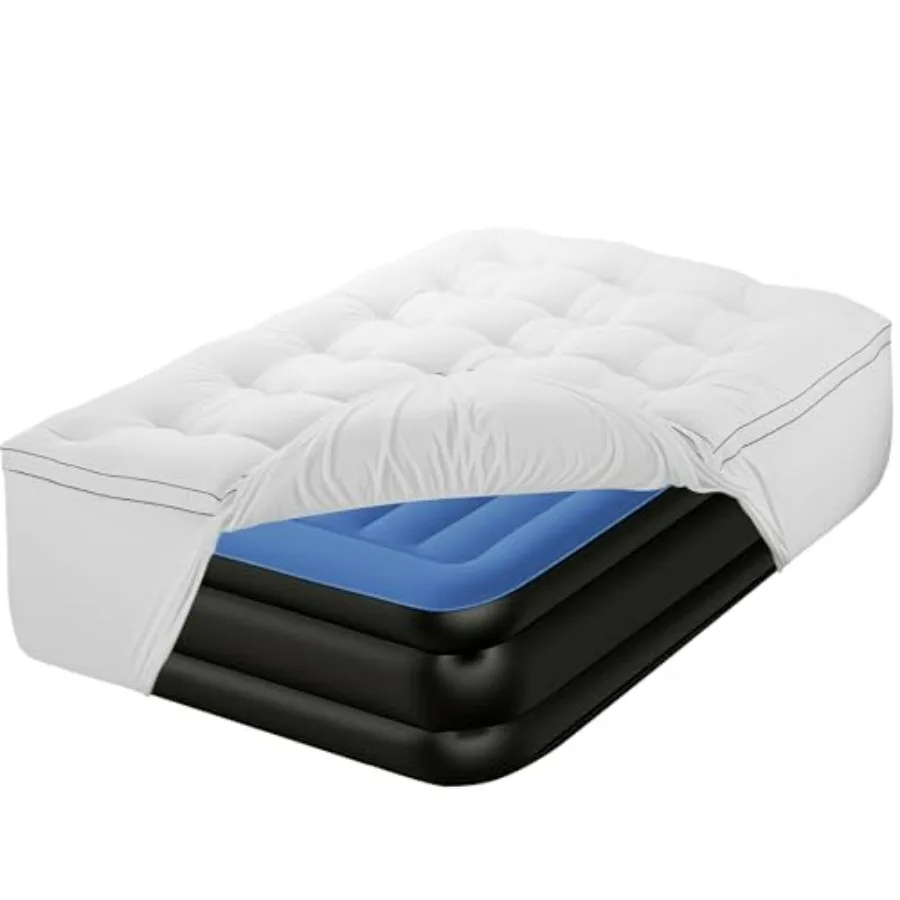 Camping Guest Use Air Mattress Topper, 2-in Thick Polyester with Deep Pocket Fit, Warm Gray Cushioning for Pets Queen Beds
Camping Guest Use Air Mattress Topper, 2-in Thick Polyester with Deep Pocket Fit, Warm Gray Cushioning for Pets Queen Beds