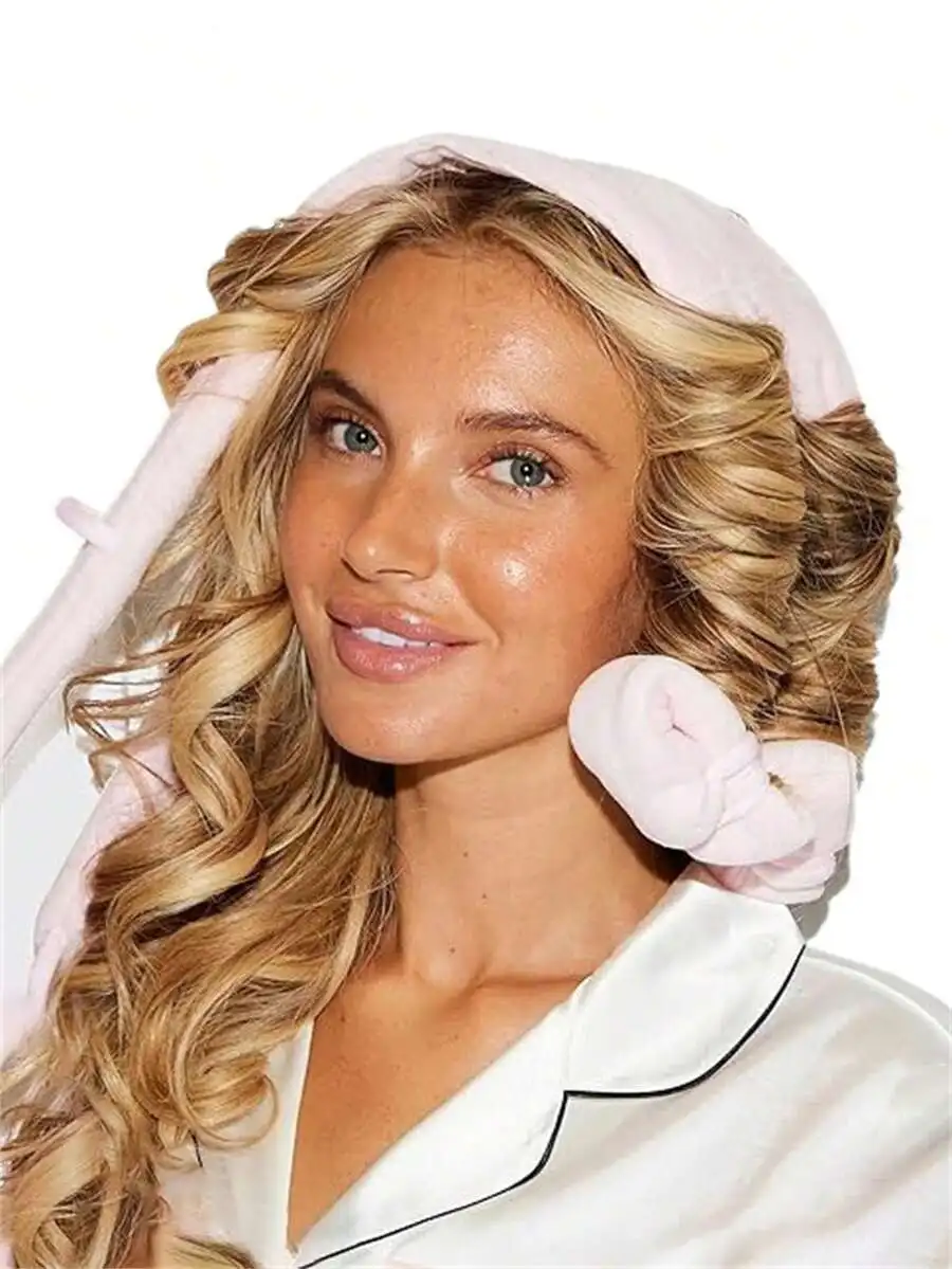 1Pc No-Heat Hair Curler Soft Heatless Roller Set For Sleeping Blowdrying Long Or Short Hair Pink
1Pc No-Heat Hair Curler Soft Heatless Roller Set For Sleeping Blowdrying Long Or Short Hair Pink
