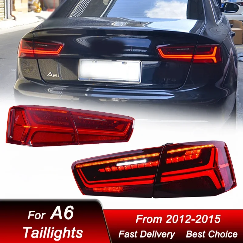Pop Car Styling Tail Lights For Audi A6 A6L 2012-2016 C7 New Style FULL LED Tail Lamp Dynamic Turn Signal Light Tail Lamp Assemb
Pop Car Styling Tail Lights For Audi A6 A6L 2012-2016 C7 New Style FULL LED Tail Lamp Dynamic Turn Signal Light Tail Lamp Assemb