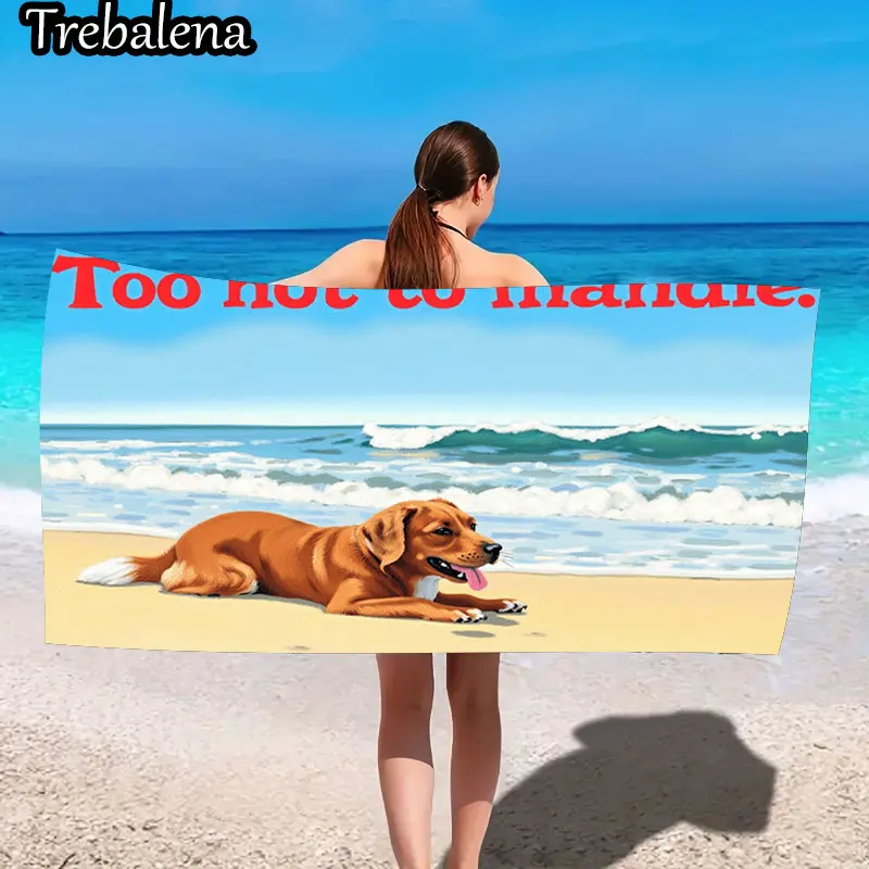 Ультрамягкое пляжное полотенце 30*60 дюймов с пляжным полотенцем Bliss Golden Dog Ocean Waves
Ультрамягкое пляжное полотенце 30*60 дюймов с пляжным полотенцем Bliss Golden Dog Ocean Waves