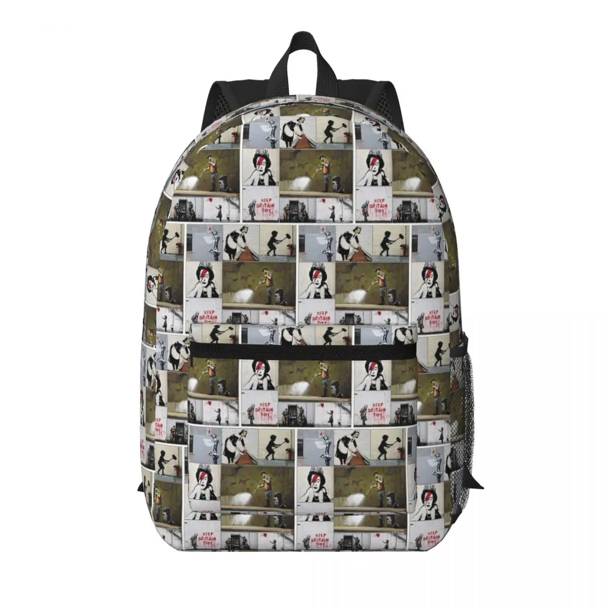 Banksy Merchandise, Banksy Art Montage Student Backpack School Bag Hiking Travel Daypack for Men Women Bookbag Shoulder Bags
Banksy Merchandise, Banksy Art Montage Student Backpack School Bag Hiking Travel Daypack for Men Women Bookbag Shoulder Bags
