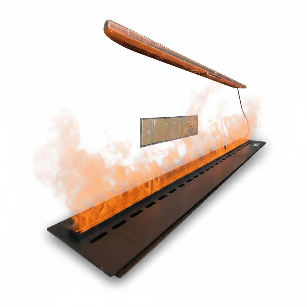 3D Atomization Fireplace, 700mm, Stainless Steel, Steam Electric Insert, LED Simulated Flame, Water Vapor Fireplace
3D Atomization Fireplace, 700mm, Stainless Steel, Steam Electric Insert, LED Simulated Flame, Water Vapor Fireplace
