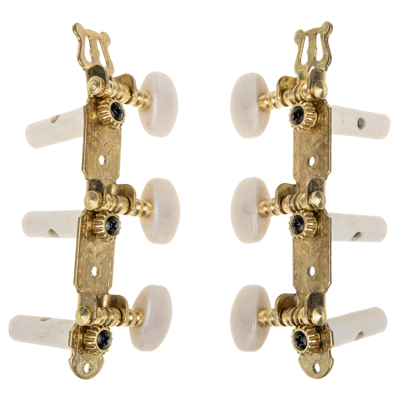 2Pcs Guitar Tuners Classical Pegs Replacement Geared Knob Parts Durable Smooth Professional Long-term Use Easy Install
2Pcs Guitar Tuners Classical Pegs Replacement Geared Knob Parts Durable Smooth Professional Long-term Use Easy Install