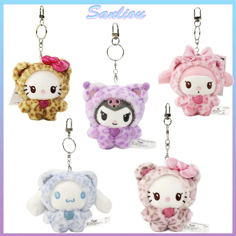 Sanrio Leopard Print Bear Series Cartoon Hello Kitty Keychain Pendant Kitty Cat Plush Doll Pendant Keychain Bag Decorations Gift
Sanrio Leopard Print Bear Series Cartoon Hello Kitty Keychain Pendant Kitty Cat Plush Doll Pendant Keychain Bag Decorations Gift