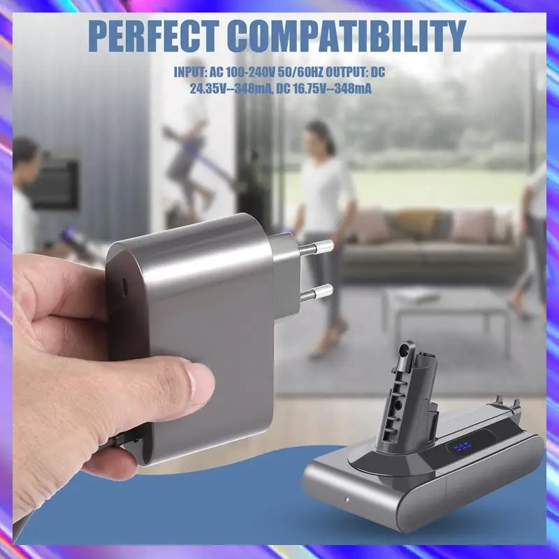 Адаптер зарядного устройства A24U для Dyson DC30 DC31 DC34 DC35 DC44 DC45 DC56 DC57, запчасти для пылесоса, аксессуары, вилка европейского стандарта
Адаптер зарядного устройства A24U для Dyson DC30 DC31 DC34 DC35 DC44 DC45 DC56 DC57, запчасти для пылесоса, аксессуары, вилка европейского стандарта