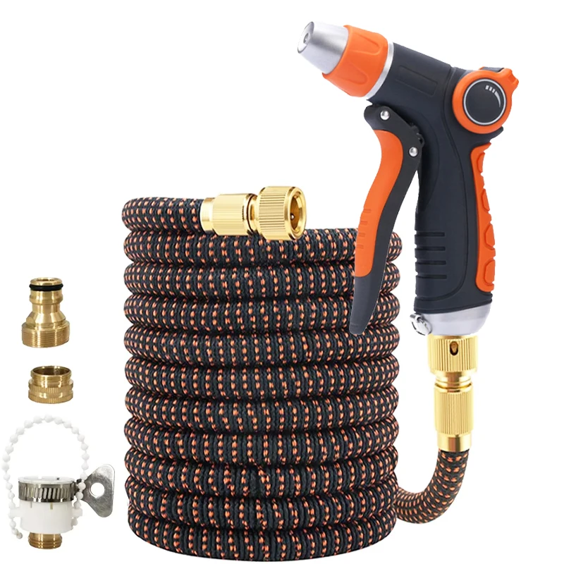 Horticultural Expansion Telescopic Magic Water Pipe With High Pressure Car Wash Water Gun, Garden Water Pipe, Car Wash Supplies
Horticultural Expansion Telescopic Magic Water Pipe With High Pressure Car Wash Water Gun, Garden Water Pipe, Car Wash Supplies