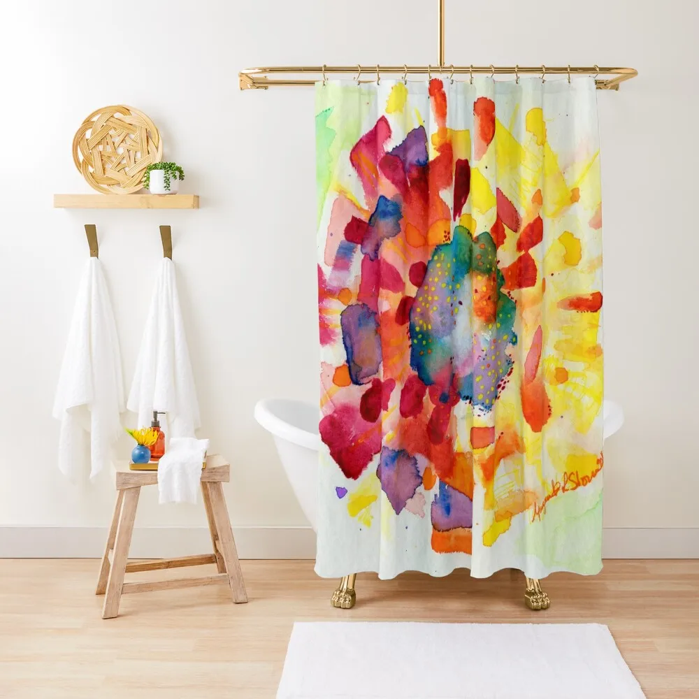 Flower-Colorburst Shower Curtain Bathroom Fabric Shower Set For Bathroom Curtain
Flower-Colorburst Shower Curtain Bathroom Fabric Shower Set For Bathroom Curtain