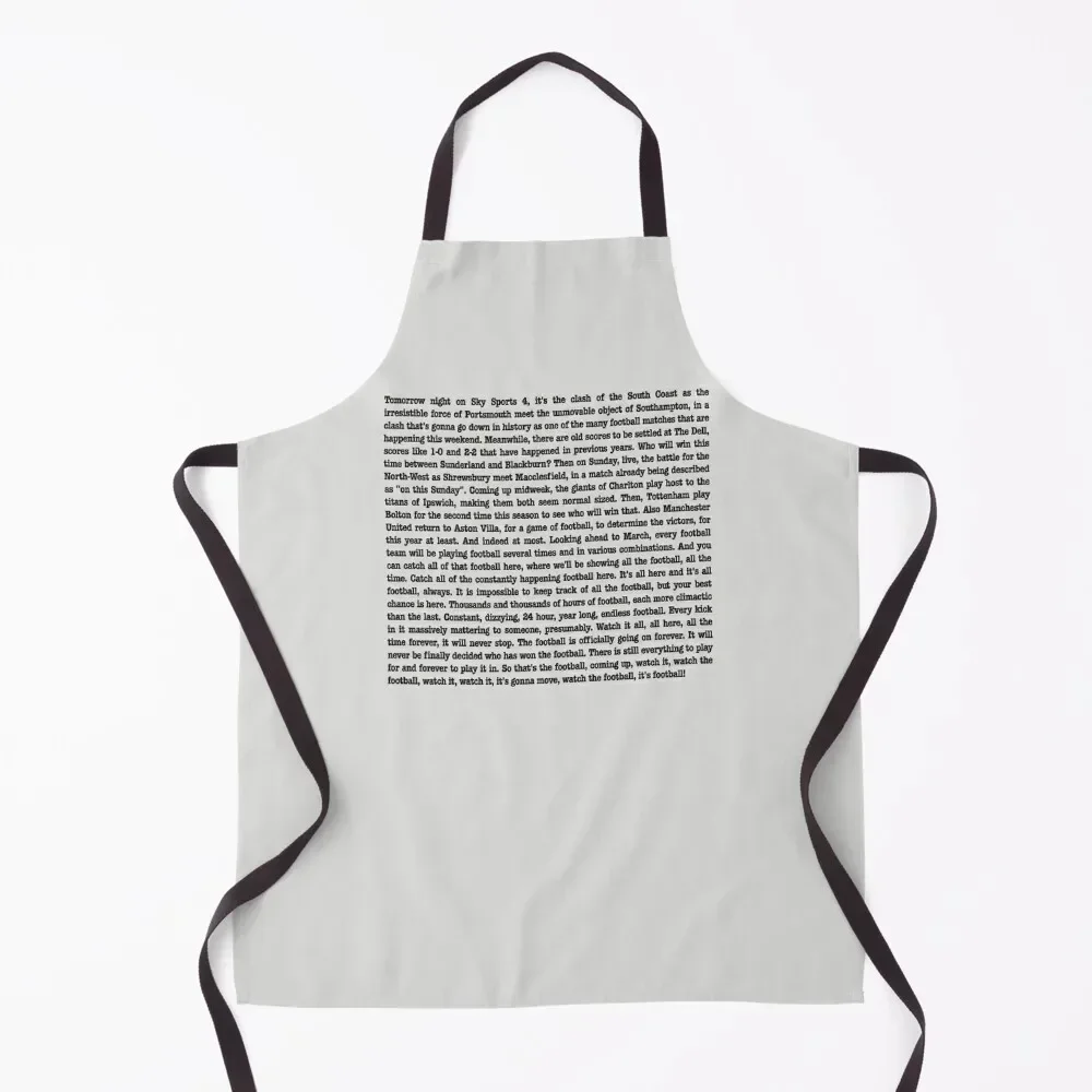 That Mitchell & Webb Look Football Apron Men kitchen professional kitchen Manicurists man chef uniform Apron
That Mitchell & Webb Look Football Apron Men kitchen professional kitchen Manicurists man chef uniform Apron