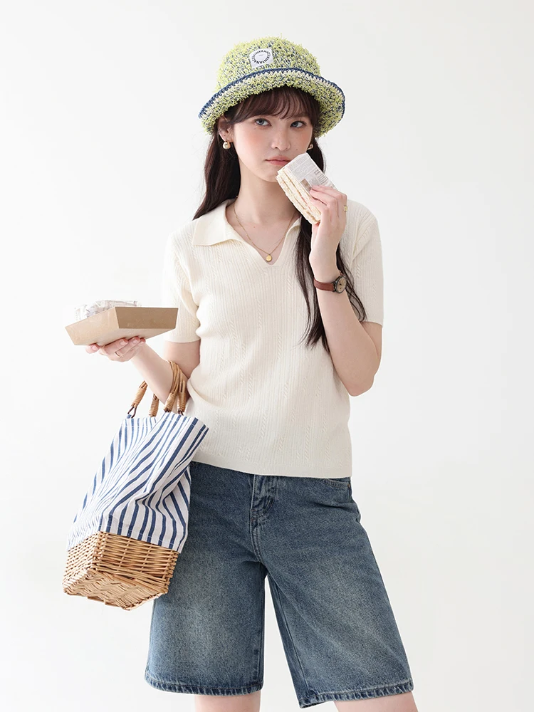 AMUU North Island: Новинка! Женский летний вязаный свитер с V-образным вырезом и коротким рукавом, однотонный, с эффектом утяжки, в стиле для повседневной носки.
AMUU North Island: Новинка! Женский летний вязаный свитер с V-образным вырезом и коротким рукавом, однотонный, с эффектом утяжки, в стиле для повседневной носки.