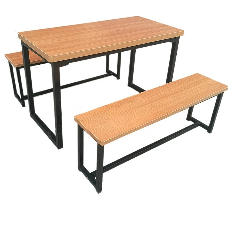 Staff canteen dining table and chairs, snack bar noodle shop restaurant strip stool wrought iron fast food table and chairs
Staff canteen dining table and chairs, snack bar noodle shop restaurant strip stool wrought iron fast food table and chairs