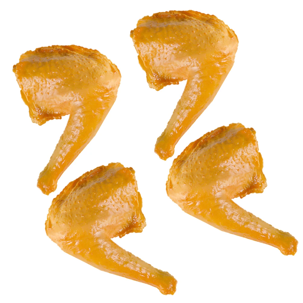 4 Pcs Duck Leg Ornaments Legs Model Fake Artificial Food for Display Chicken Wings
4 Pcs Duck Leg Ornaments Legs Model Fake Artificial Food for Display Chicken Wings