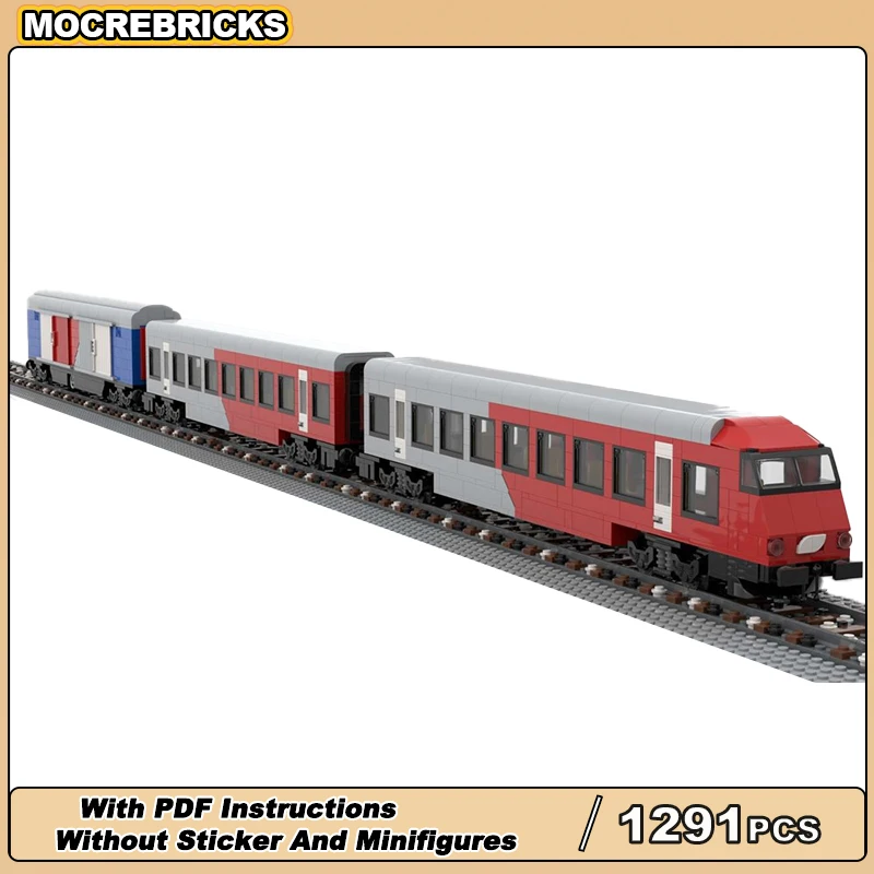City Train shuttle MOC-212242 Red Ministry of Transport Series Building Block Assembly Model Brick Children's Puzzle Toys Gifts
City Train shuttle MOC-212242 Red Ministry of Transport Series Building Block Assembly Model Brick Children's Puzzle Toys Gifts