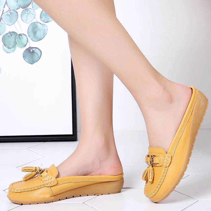 Comfortable Casual Shoes Women Slip On Flat Loafers Ladies Spring Genuine Leather Summer Non-Slip Walking Shoes 35-43 Big Size
Comfortable Casual Shoes Women Slip On Flat Loafers Ladies Spring Genuine Leather Summer Non-Slip Walking Shoes 35-43 Big Size