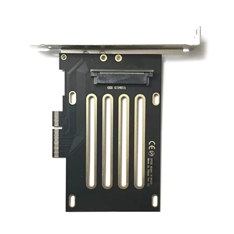 Адаптер M.2 PCIE к SFF-8639 M.2 SSD, замена платы расширения хост-контроллера для аксессуаров для настольных ПК
Адаптер M.2 PCIE к SFF-8639 M.2 SSD, замена платы расширения хост-контроллера для аксессуаров для настольных ПК