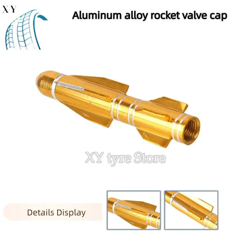 Colorful Neo Rocket Themed Tire Valve Stem Caps - Durable Cool Aluminum Alloy Material for Wheel Tire Valve Stem Coverage
Colorful Neo Rocket Themed Tire Valve Stem Caps - Durable Cool Aluminum Alloy Material for Wheel Tire Valve Stem Coverage