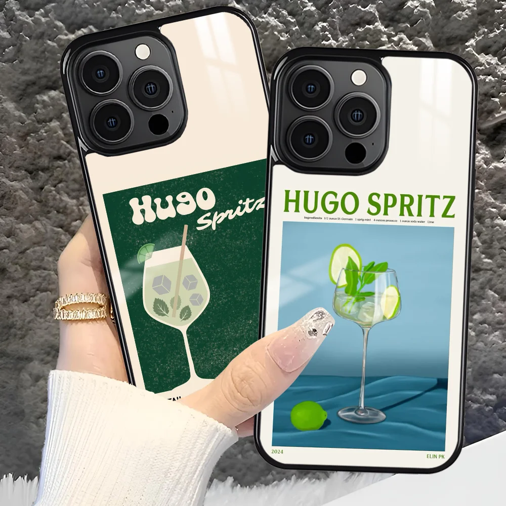 Hugo Spritz Cocktail Phone Case For iPhone 16 15 14 13 12 11 Pro Xs Max Mini Plus Antislip Shockproof Hard Funda
Hugo Spritz Cocktail Phone Case For iPhone 16 15 14 13 12 11 Pro Xs Max Mini Plus Antislip Shockproof Hard Funda