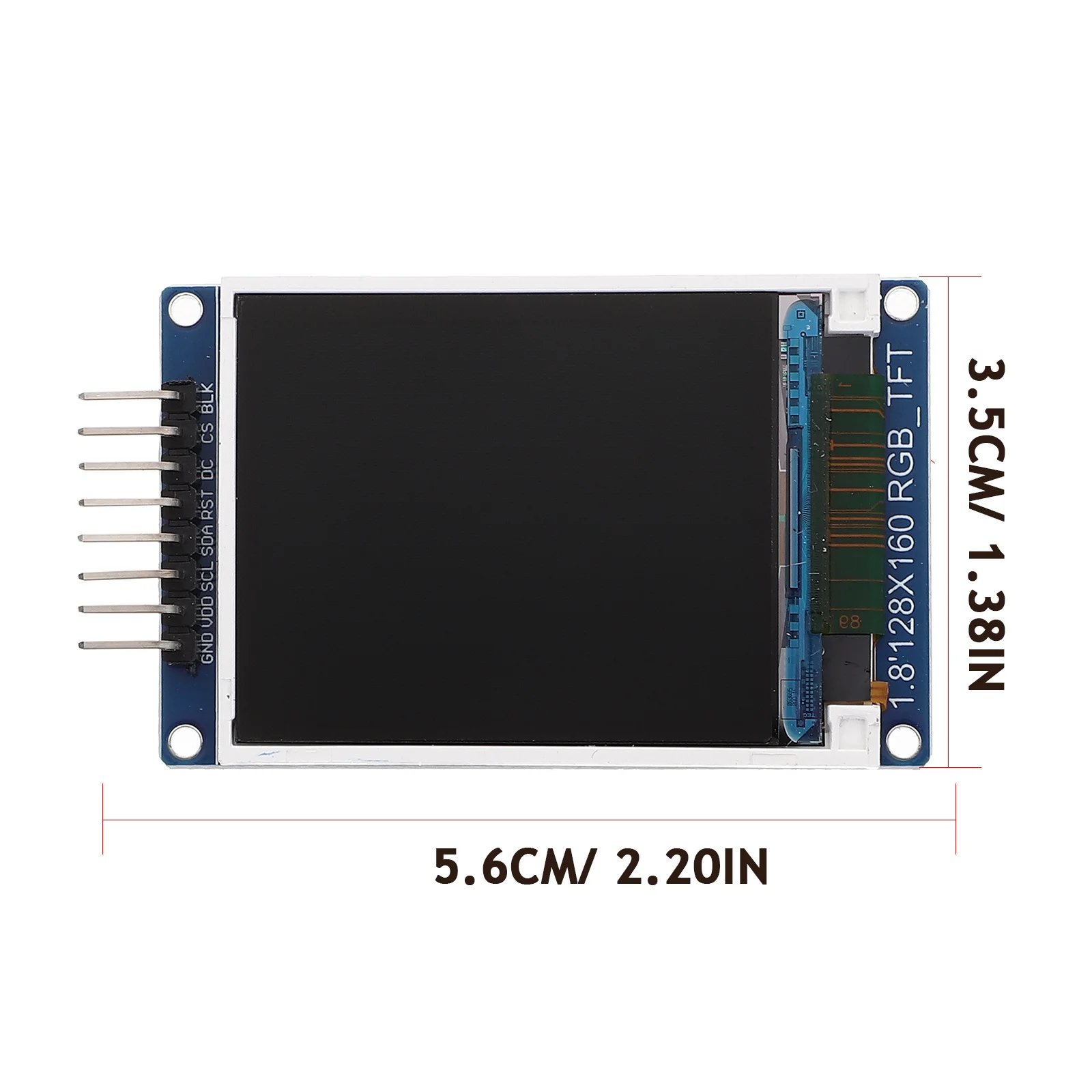 1.8 Inch LCD Display Module Spi Interface St7735s 128x160 Resolution 262K Colors LED Backlight 5V 33V Compatible Screen
1.8 Inch LCD Display Module Spi Interface St7735s 128x160 Resolution 262K Colors LED Backlight 5V 33V Compatible Screen