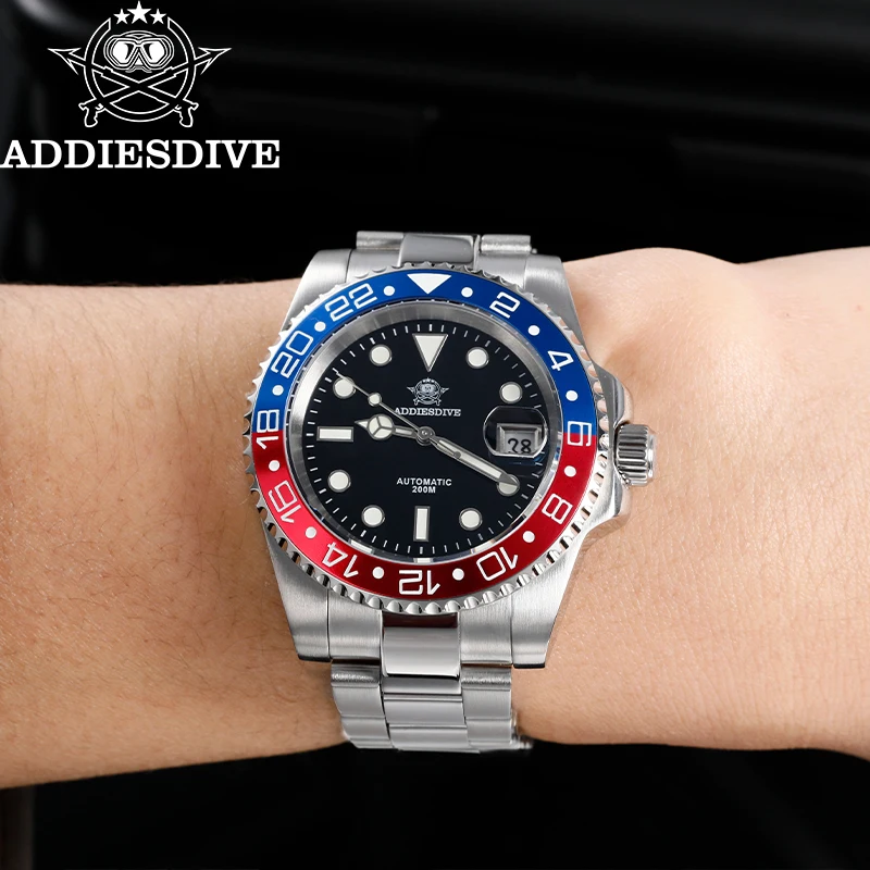 ADDIESDIVE Luxury Men's Automatic Watch 8215 Mechanical Watches BGW9 Luminous Sapphire Glass Waterproof 20Bar Diver's Wristwatch
ADDIESDIVE Luxury Men's Automatic Watch 8215 Mechanical Watches BGW9 Luminous Sapphire Glass Waterproof 20Bar Diver's Wristwatch
