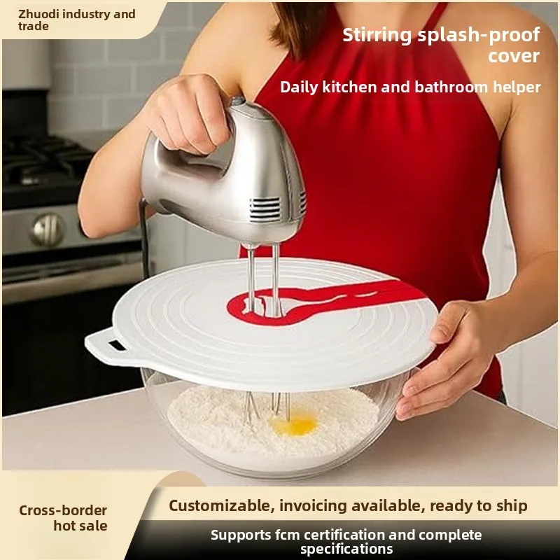 Mixing Bowl Splatter Guard PP Silicone Mixer Splatter Screen Splashproof Cover for Egg Bowl Whisks Cooking Baking Splash Guard
Mixing Bowl Splatter Guard PP Silicone Mixer Splatter Screen Splashproof Cover for Egg Bowl Whisks Cooking Baking Splash Guard