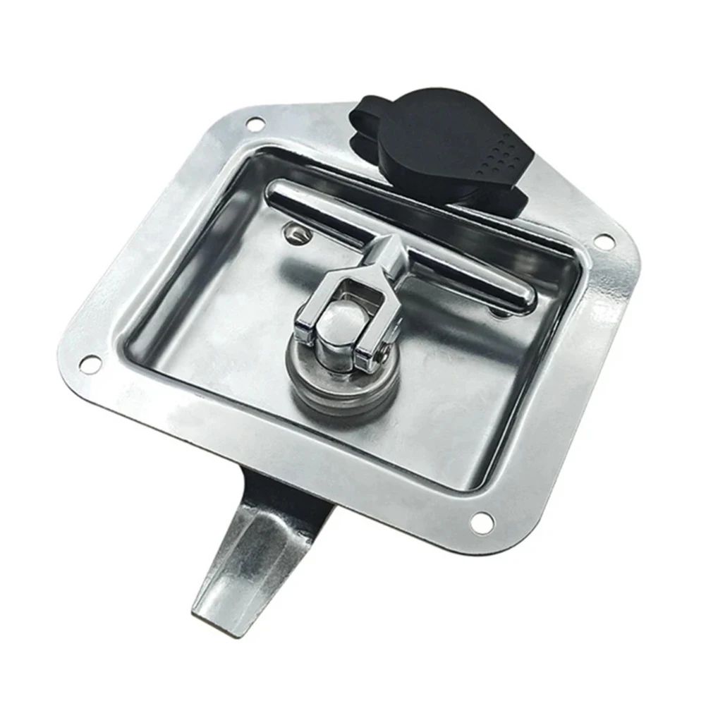 Black Folding T-Handle Latch Compact Folding Handle Lock Tool Box Lock Compact Handle Lock Versatile Compatibility
Black Folding T-Handle Latch Compact Folding Handle Lock Tool Box Lock Compact Handle Lock Versatile Compatibility